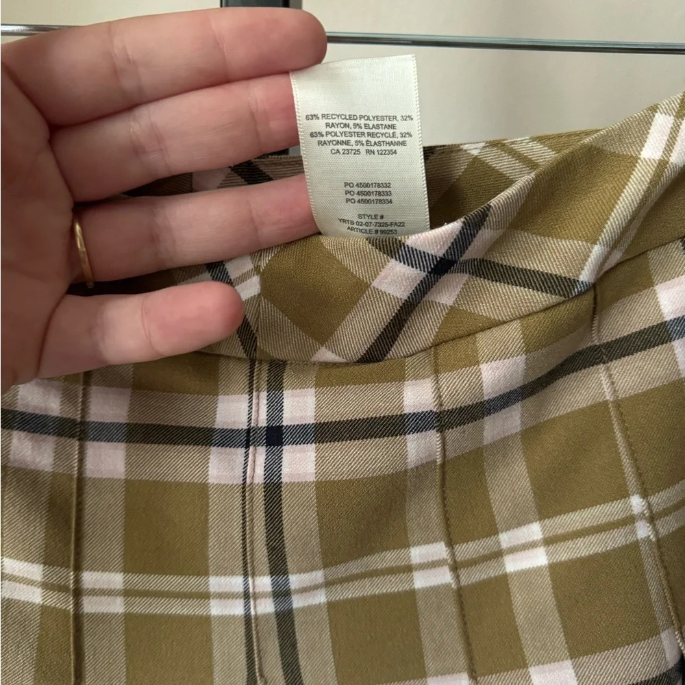 Sunday Best Checkered A-Line Skirt pleated - Picture 5 of 9